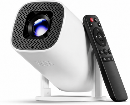 MORPELA S40 Ultra HD 4K Smart Projector | Android TV | WiFi 6 | Bluetooth | 180° Rotatable | 130" Display